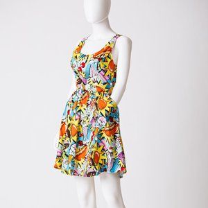 Comic book pinup dress with pockets!
